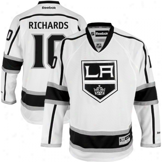 Reebok Mike Richards Los Angeles Kings Prremier Jersey - White