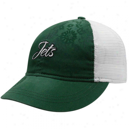 Reebok New York Jets Ladies Gree Lady Charlie Adjustable Hat