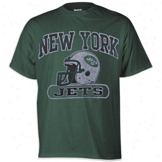 Reebok New York Jets Showboat Heathered T-ehirt - Green