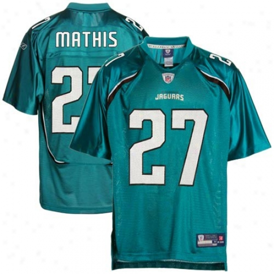 Reebok Rashean Mathis Jacksonville Jaguars Replica Jersey - Teal