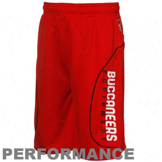 Reebok Tampa Bay Buccaneers Youth Red Performancee Shorts