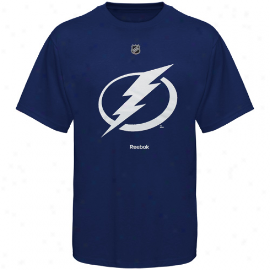 Reebok Tampa Bay Lightning Primary Logo T-shirt - Roya Blue