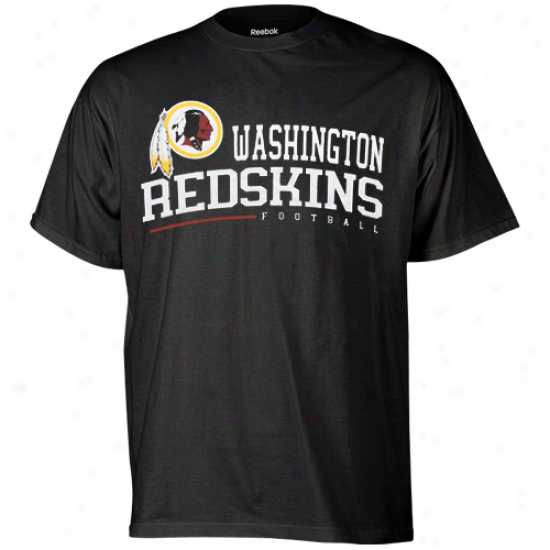 Reebok Washington Redskins Arched Horizon T-shirt - Black