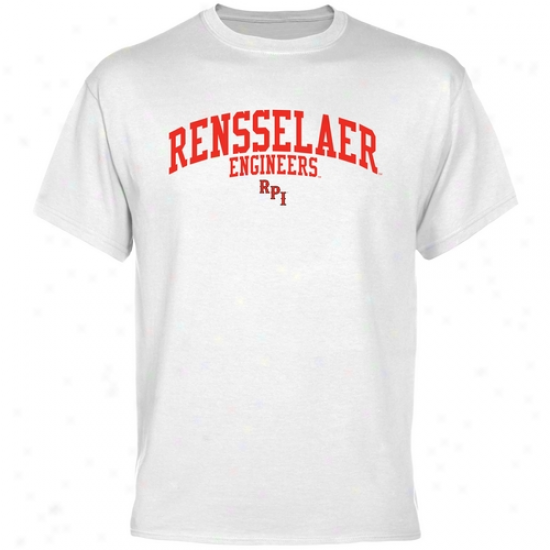 Rensselaer Polytechnic Institute Engineers Team Bend  T-shirt - White