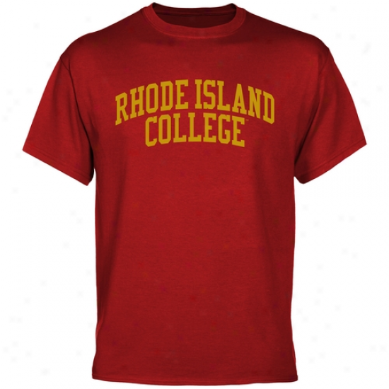 Rhode Island Anchormen Basic Arch T-shirt - Cardinal