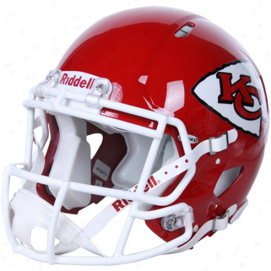 Ridxell Kansas City Chiefs Revolution Speed Full-size Authhentic Football Helmet