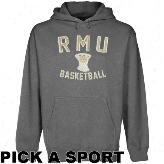 Robert Morris Colonials Legacy Pullover Hoodie - Gunmetal