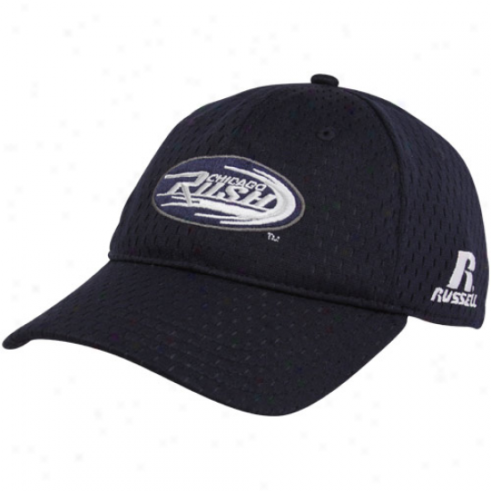 Russell Chicago Rush Navy Blue Mesh Flex Hat