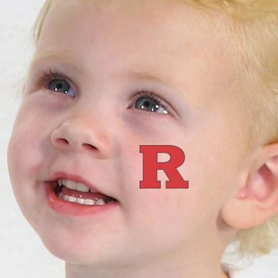 Rutgers Scarlet Knights 4-pack Waterless Temporary Tatt0os