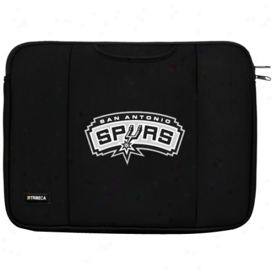 San Antonio Spurs Black 13'' Notebook Breathe Sleeve