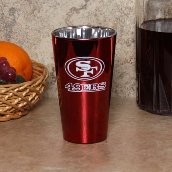 San Francisco 49erw 16oz. Lusterware Pint Glass