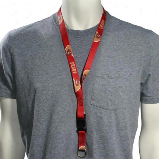 San Francisco 49ers Lanyard, Key And Badge Owner