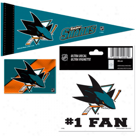 San Jose Sharks Mini Fan Pack