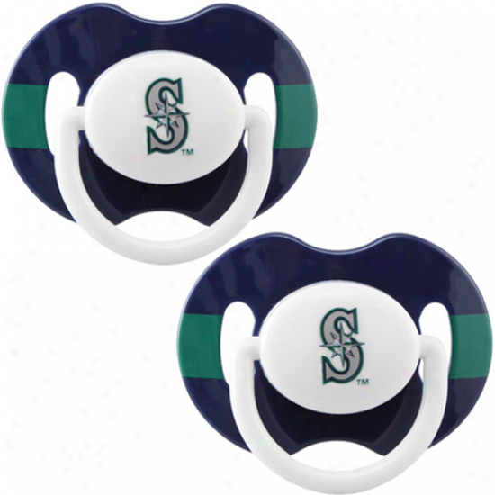 Seattle Mariners 2-pack Team Logo Pacifiers