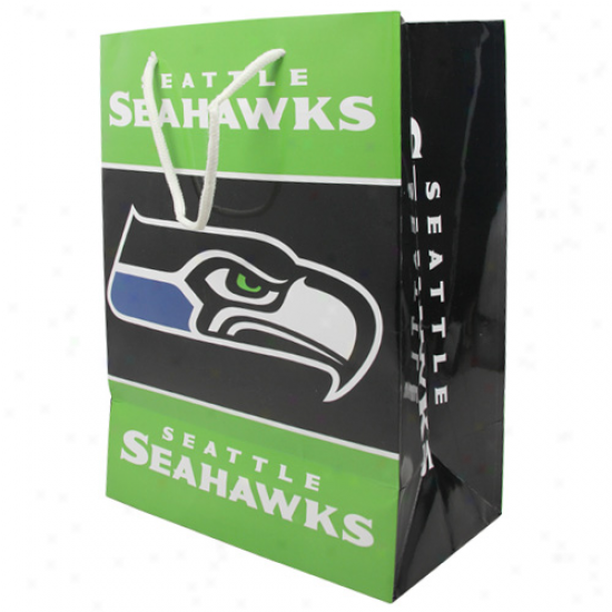 Seattle Seahawks Medium Gift Bag