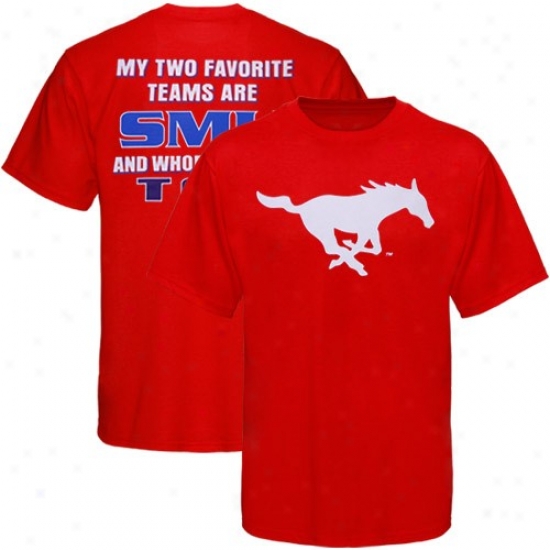 Smu Mustangs Crimson Favorite T-sshirt