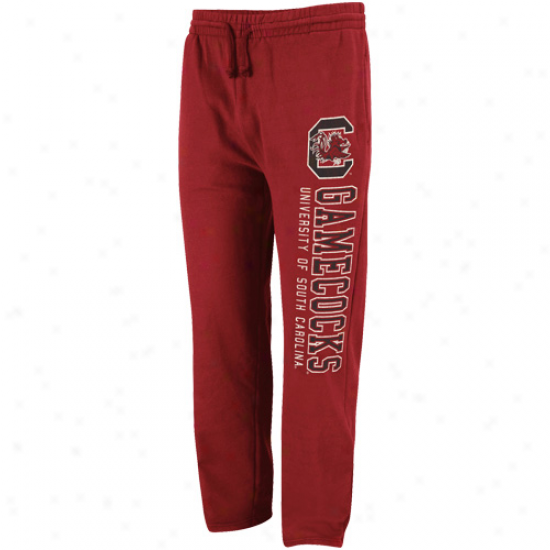 South Caorlina Gamecocks Garnet Outlaw Fleece Pants