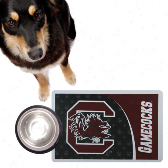 South Carolina Gamecocks Garnet Pet Mat