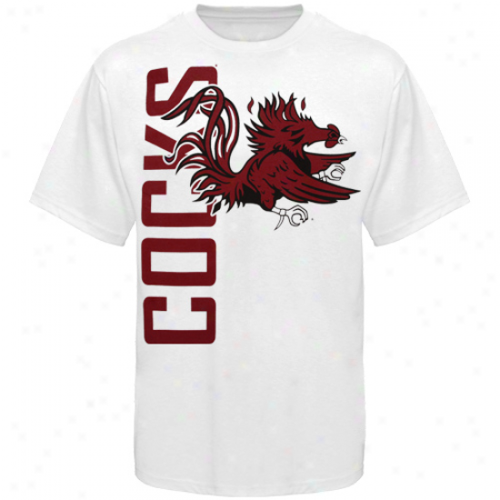 South Carolina Gamecocks Go Large T-snrt - White