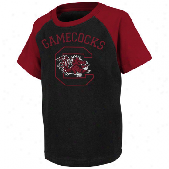 South Carolina Gamecocks Toddler Spike T-shirt - Black