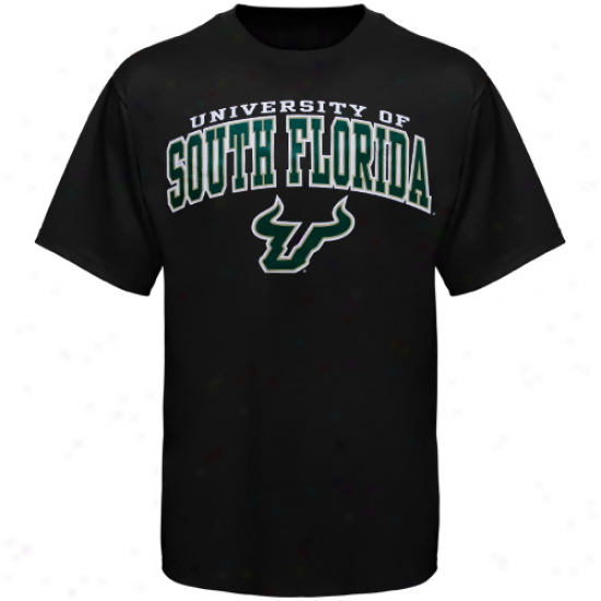 South Florida Bulls Arcched University T-shirt - Black