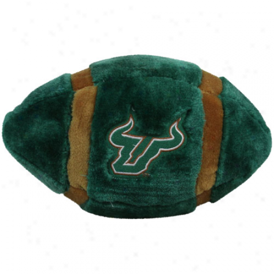 South Florida Bulls Green Plush Football