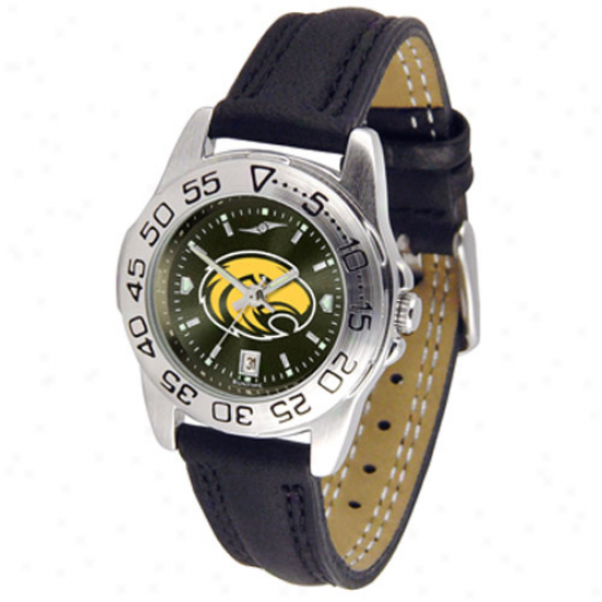 Southern Miss Golden Eagles Ladies Sport Leather Anochrome Watch