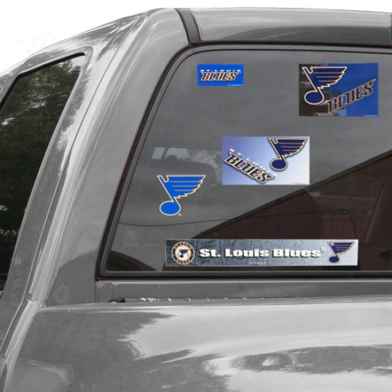 St. Louis Blues 11'' X 17'' Ultra Decal Window Clings Sheet