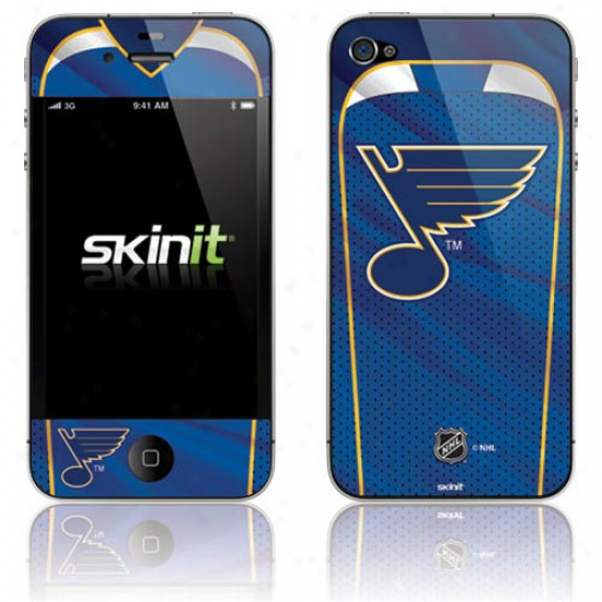 St. Louis Blues Home Jersey Iphone 4 Skin
