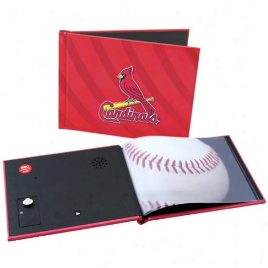 St. Louis Cardinals 6'' X 8'' Red Recordable Photobook