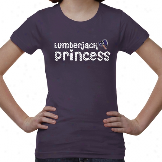 Stephen F Austin Lumberjacks Young men Princess T-shirt - Purple