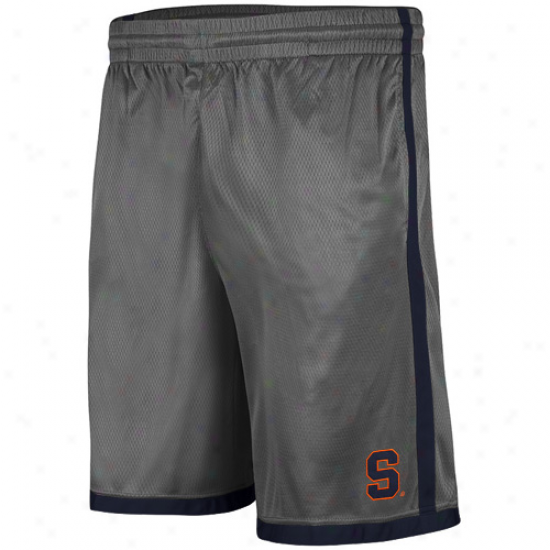 Syracuse Orange Draft Mesh Shorts - Charcoal