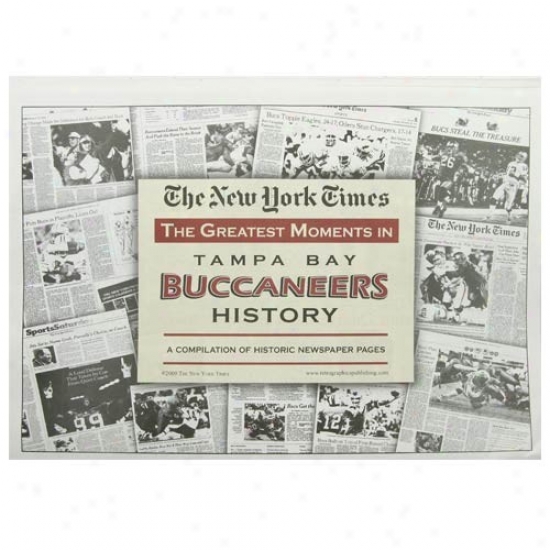 Tampa Bay Buccaneers Greatest Moments Newspaper