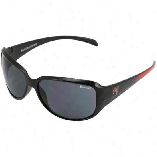 Tampa Bay Buccaneers Ladies Black-red Fade Velocity Sunglasses