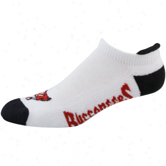 Tampa Bwy Buccaneers Ladies White-black Runners Ankle Socks