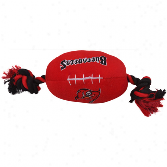 Tampa Bay Buccaneers Red-black Plush Football Pet Toy