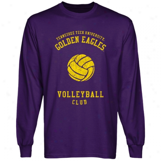 Tennessee Tech Golden Eagles Club Long Sleeve T-shirt - Purple