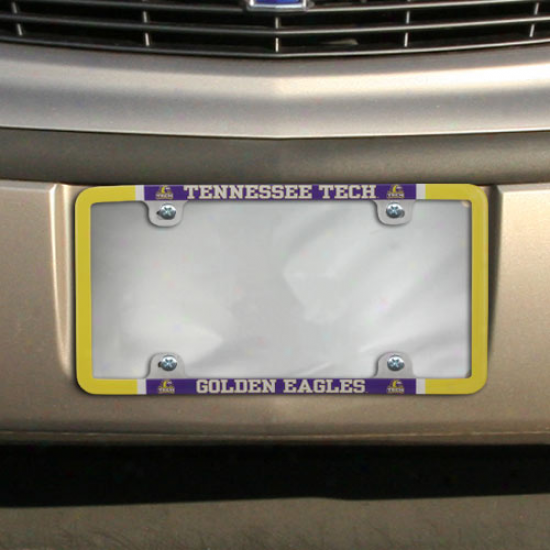 Tennessee Tech Golden Eagles Thin Rim Varsity License Plate Frame