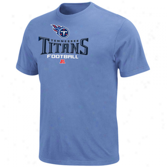 Tennnessee Titans Critical Victory V T-shirt - Light Blue