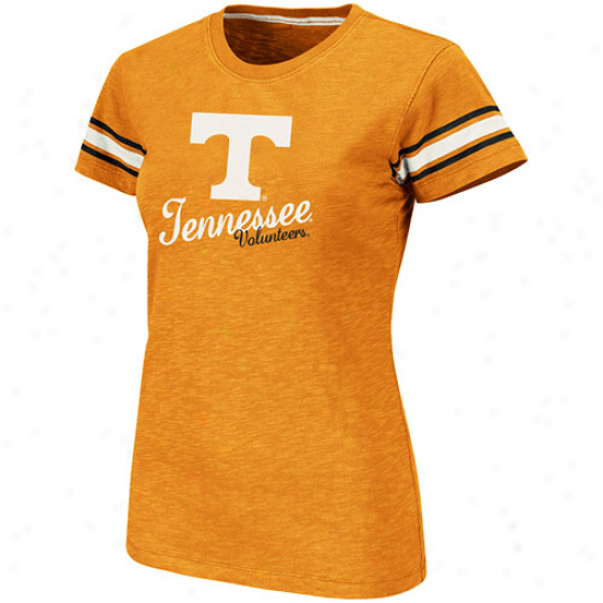 Tennessee Volunteers Ladies Backspin Company Slub T-shirt - Tennessee Orange