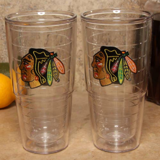 Tervis Tumbler Chicago Blackhawks 2-pack 24oz. Team Logo Tall Tumbler Cups