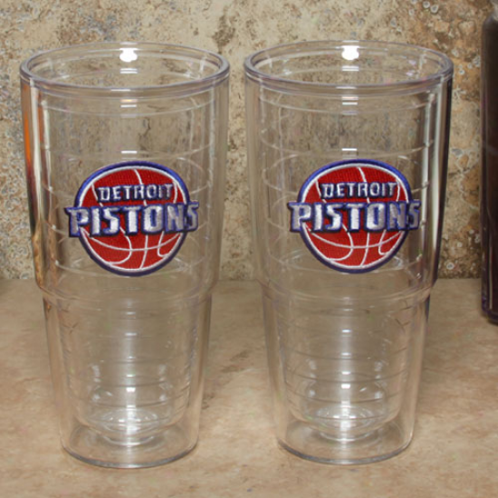 Tervis Tumber Detroit Pistons 2-pack 24oz. Team Logo Tall Tumbler Cups