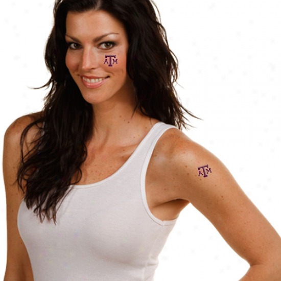 Texas A&m Aggies 4-pack Temporary Tattoos