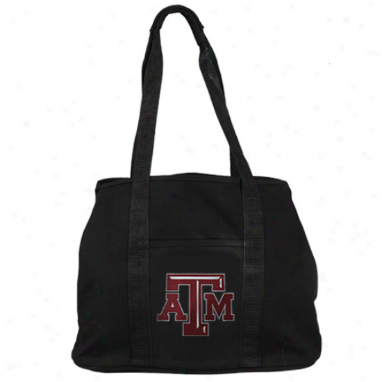 Texas A&m Aggies Ladies Black Home Tote Bag
