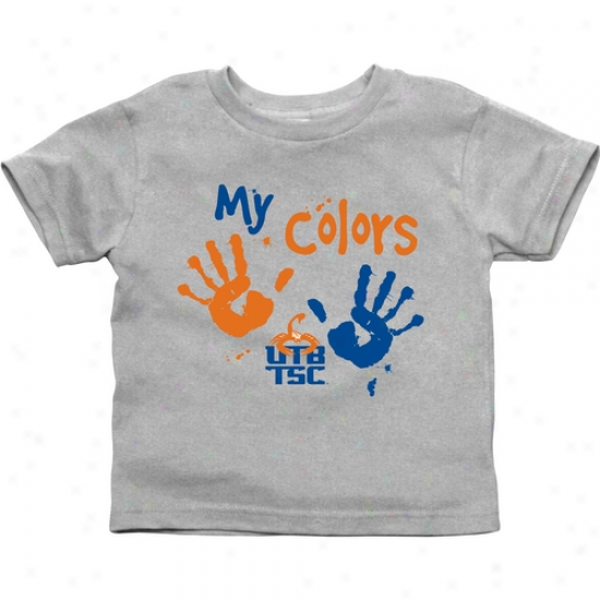 Texas Brownsville Scorpions Infant My Colors T-shirt - Ash