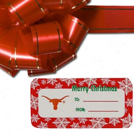 Texas Longhorns Holiday Gift Tags