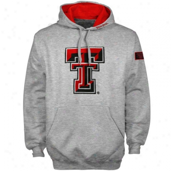 Texas Tech Red Raiders Ash Automatic Hoody Sweatshirt