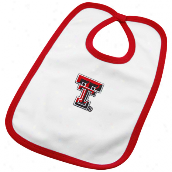 Texas Tech Red Raiders Infabt White Team Logo Cotton Bib