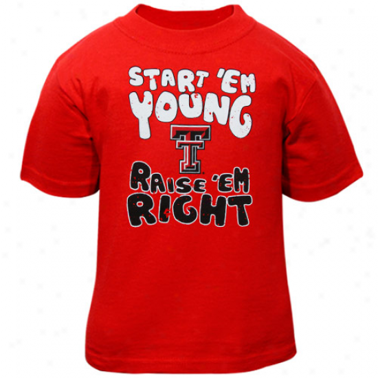 Texas Tech Red Raiders Toddler Start 'em Young T-shirt - Scarlet