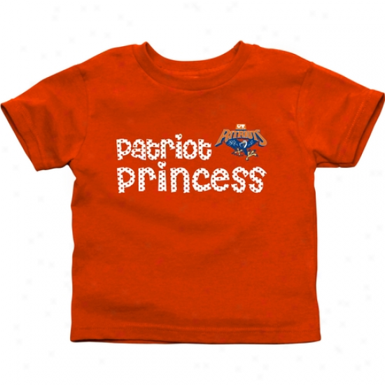 Texas Tyler Patriots Infant Princess T-shirt - Orange